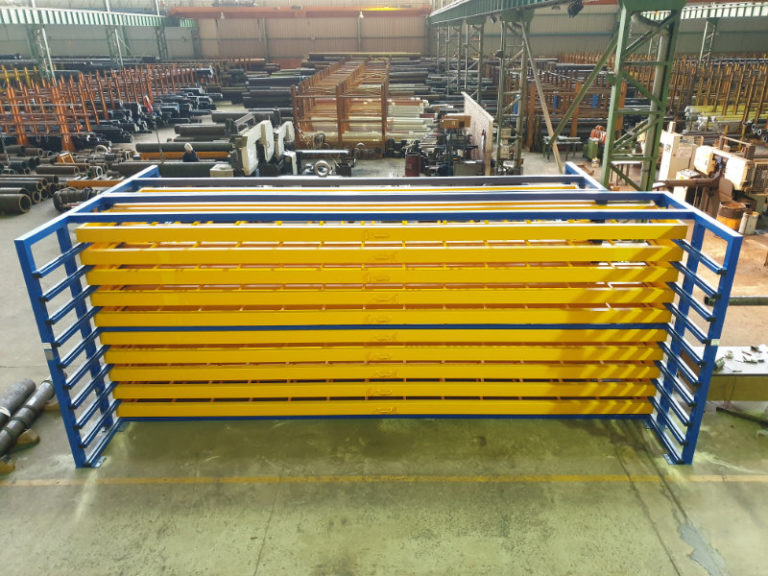 Sistema de almacenamiento de perfiles largos