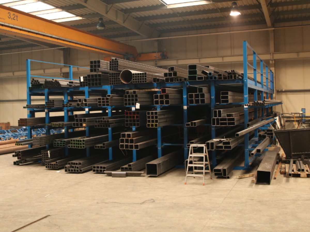 Sistema de almacenamiento de perfiles largos